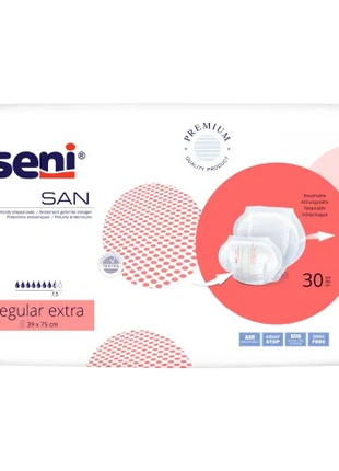 Seni San Regular Extra Inkontinenzvorlagen anatomisch Unisex