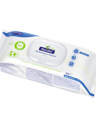 Bacillol® 30 Sensitive Green Tissues – Big Pack (160 Tücher)