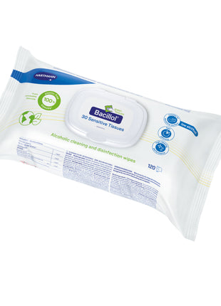 Bacillol 30 Sensitive Tissues – alkoholische Reinigungs- und Desinfektionstücher, plastikfrei, für empfindliche Oberflächen