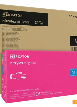 Nitrylex Magenta Nitrilhandschuhe 100 Stück/Box
