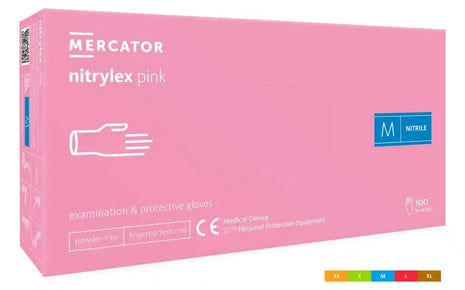 Nitrylex Pink Nitrilhandschuhe 100 Stück/Box