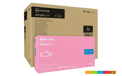 Nitrylex Pink Nitrilhandschuhe 100 Stück/Box