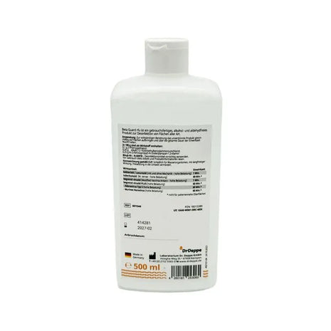 Beta Guard rfu 500 ml | Alkoholfreies Flächendesinfektionsmittel | Begrenzt viruzid PLUS