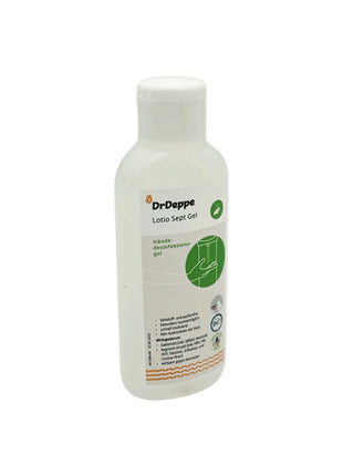 DrDeppe Händedesinfektionsgel 100ml Flasche, farblos, antibakteriell, für Hygiene