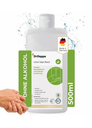 Lotio Sept Basic 100 ml | Alkoholfreies Händedesinfektionsmittel | Begrenzt viruzid
