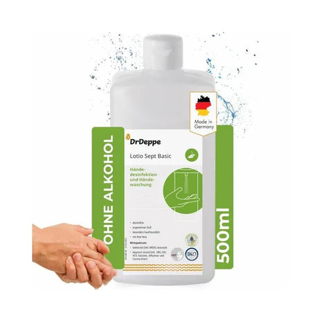 Lotio Sept Basic 100 ml | Alkoholfreies Händedesinfektionsmittel | Begrenzt viruzid