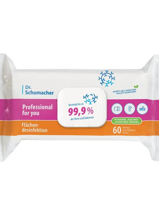 Dr. Schumacher Professional for you Flächendesinfektion Wipes 60 Stück