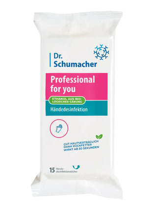 Dr. Schumacher Professional for you Händedesinfektion Wipes 15 Stück
