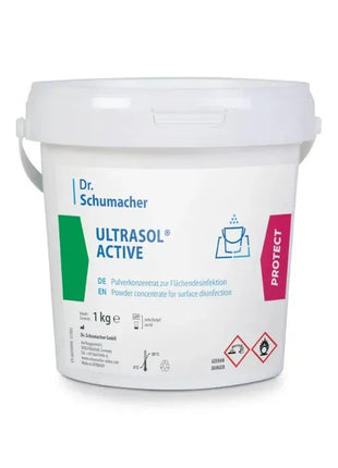 Eimer Dr. Schumacher Ultrasol Active Flächendesinfektion Pulver, Oberflächendesinfektion, 1 kg