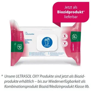 Ultrasol Oxy Desinfektionstücher, sporizid, Einwegpackung, hygienisch, Biozidprodukt