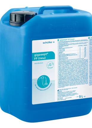 Gigasept FF neu Desinfektionsmittel 5L Kanister, blau, für Instrumente und Endoskope