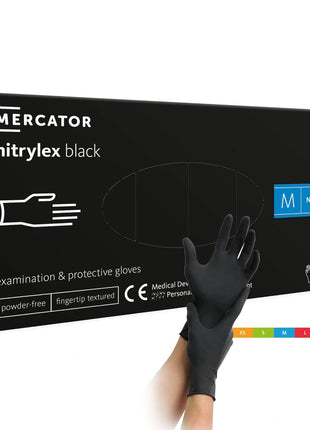 Nitrylex Black Nitrilhandschuhe schwarz 100 Stück/Box