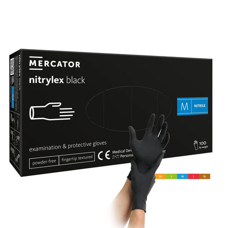 Nitrylex Black Nitrilhandschuhe schwarz 100 Stück/Box