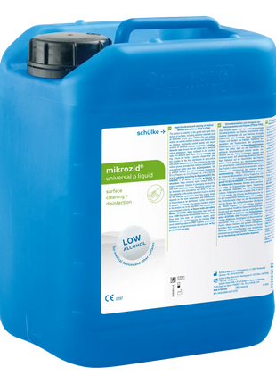 Mikrozid Universal P Liquid 1 Liter Kanister, Flächendesinfektion, blau, Desinfektionsmittel