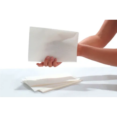 Seni Care Einmal-Waschhandschuhe unfoliert – Vliesstoff ohne Folienbeschichtung