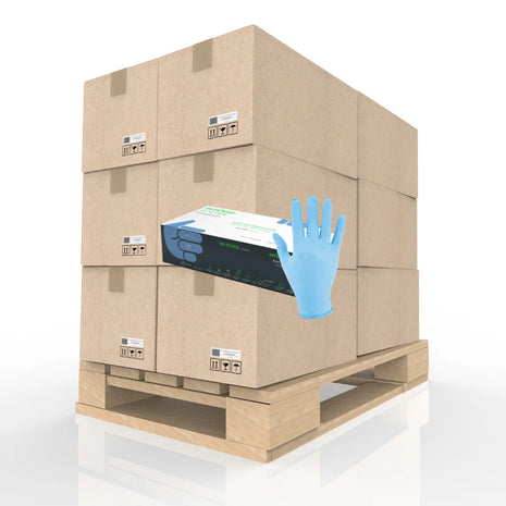 Nitrilhandschuhe Blau Palette 91000 Stück | Ulith Basic Intense Softer | 91 x 100 Stück