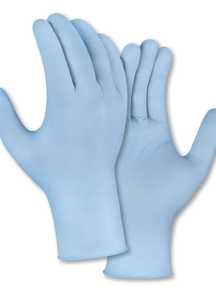 teXXor® Nitril-Einweg-Handschuhe OHNE BESCHLEUNIGER hellblau | 100 Stück
