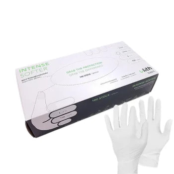 Nitrilhandschuhe Weiß 100 Stück | Ulith Basic Intense Softer White
