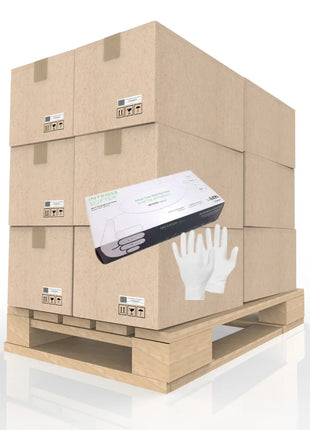 Nitrilhandschuhe Weiß Palette 66000 Stück | Ulith Basic Intense Softer | 66 x 100 Stück