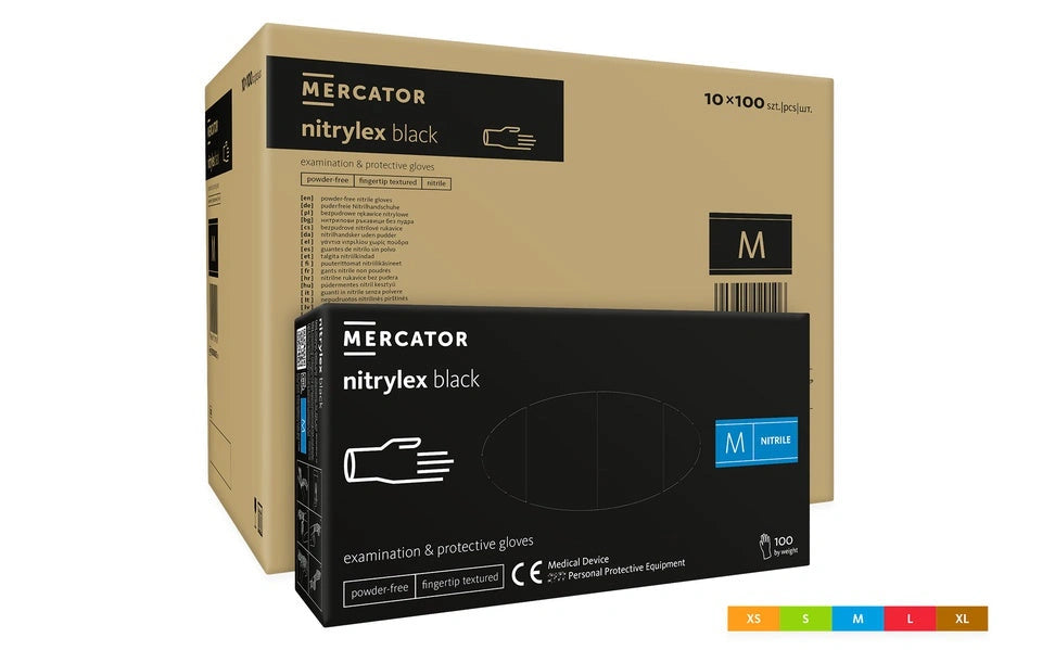 Nitrylex Black Nitrilhandschuhe puderfrei schwarz günstig kaufen –