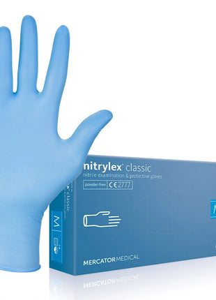 Mercator Nitrylex Classic Blue Nitrilhandschuhe – Palette 840 × 100 Stk. (84.000 Stk.)
