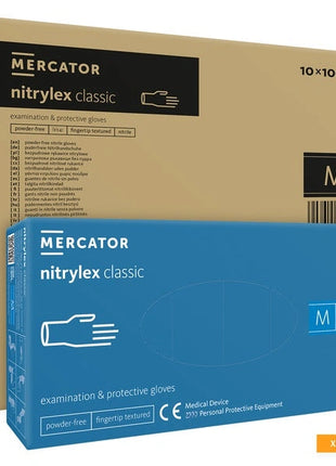 Mercator Nitrylex Classic Blue Nitrilhandschuhe – Palette 840 × 100 Stk. (84.000 Stk.)