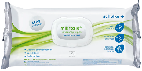 mikrozid universal p wipes premium maxi 80 Tücher | Schülke Desinfektionstücher
