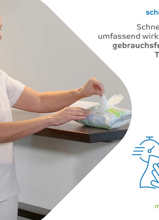 mikrozid universal p wipes premium maxi 80 Tücher | Schülke Desinfektionstücher