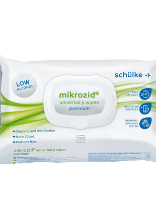 mikrozid universal p wipes Desinfektionstücher, wiederverschließbare Verpackung, 100 Stück, Reinigungstücher für Flächen
