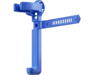 Blauer Point-of-Care Halter aus Kunststoff für medizinische Hygienespender, seitlich verstellbar