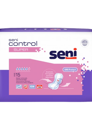 Seni Control Super Inkontinenzeinlagen Unisex