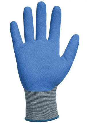 Blauer Arbeitshandschuh mit flexiblem Bund für Hygiene, Schutz und medizinische Nutzung