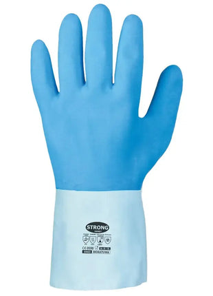 Stronghand CLASSIC MORATUWA Latexhandschuhe Blau KAT 3 Stronghand