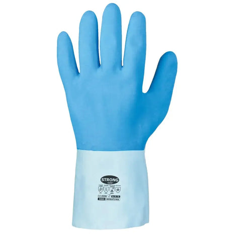Stronghand CLASSIC MORATUWA Latexhandschuhe Blau KAT 3 Stronghand