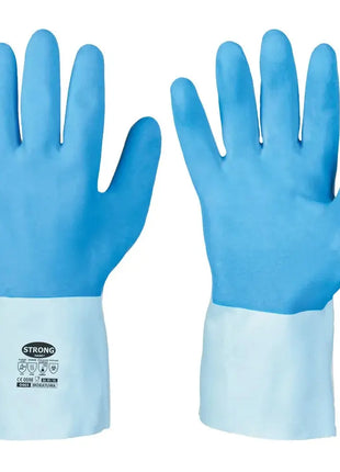 Stronghand CLASSIC MORATUWA Latexhandschuhe Blau KAT 3 - Hitzeschutz & lebensmittelgeeignet EN 374 Stronghand