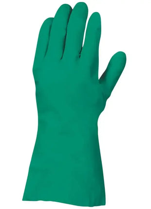 Grüner Einweghandschuh aus Nitril, medizinisch, für Hygiene und Schutzbedarf