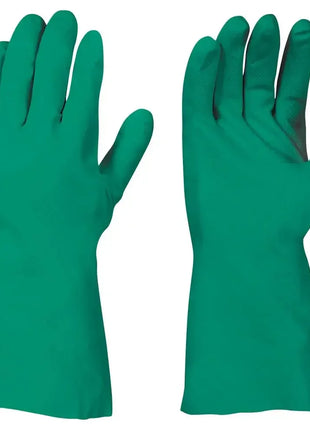 Grüne Schutzhandschuhe für Hygiene, Medizin, Labor oder Reinigungsarbeiten
