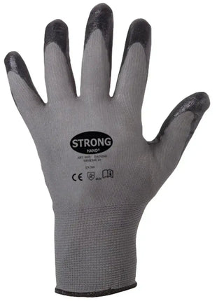 Stronghand DATONG Nitrilschaum-Handschuhe Grau/Schwarz Stronghand