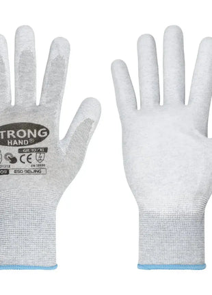 Stronghand ESD BEIJING ESD-Handschuhe Antistatisch Grau/Weiß - Touchscreen EN 388/16350 Stronghand