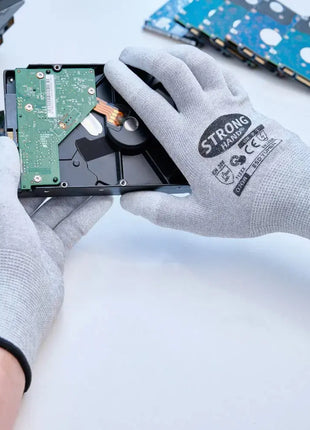 Stronghand ESD YUMEN ESD-Handschuhe Antistatisch Grau/Weiß Stronghand