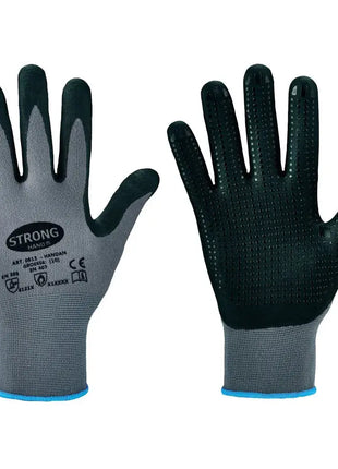 Stronghand HANDAN Nitrilschaum-Handschuhe Hitzeschutz Level 1 Grau/Schwarz Stronghand