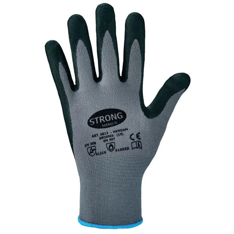 Stronghand HANDAN Nitrilschaum-Handschuhe Hitzeschutz Level 1 Grau/Schwarz Stronghand