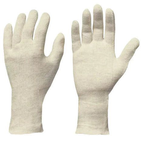 Stronghand LONGZHOU Baumwoll-Trikothandschuhe 30cm Premium Weiß Stronghand