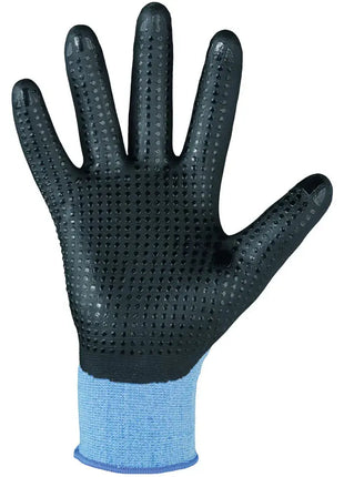 Stronghand HANTING Nitrilschaum-Handschuhe Noppen Blau/Schwarz Stronghand