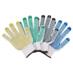 Stronghand KORLA Handschuhe Vinyl-Noppen Weiß/Blau Malerhandschuh Stronghand