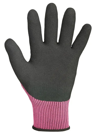 Stronghand LADY FLEXTER Latexhandschuhe Pink/Schwarz - Flexibel & ergonomisch EN 388 Stronghand