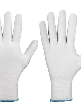 Stronghand LAIWU Feinstrickhandschuhe Weiß - Lebensmittelgeeignet waschbar 60°C KAT 1 Stronghand