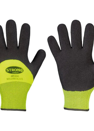 Stronghand Kälteschutzhandshuhe MALLORY/BLACK Nitril gelb/schwarz Stronghand