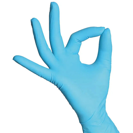 Stronghand XTREME BLUE Nitrilhandschuhe Extra Stark Puderfrei KAT 3 - Chemieschutz EN 374 Stronghand