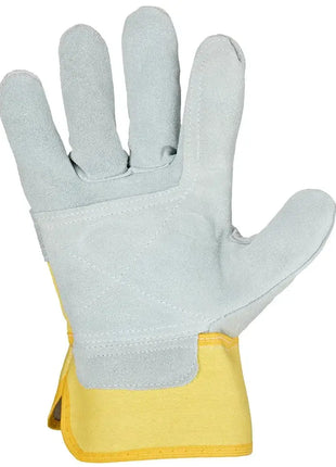 Stronghand ORISA Rindspaltleder-Handschuhe Gefüttert Natur - Innenhand-Verstärkung Größe 10,5 Stronghand